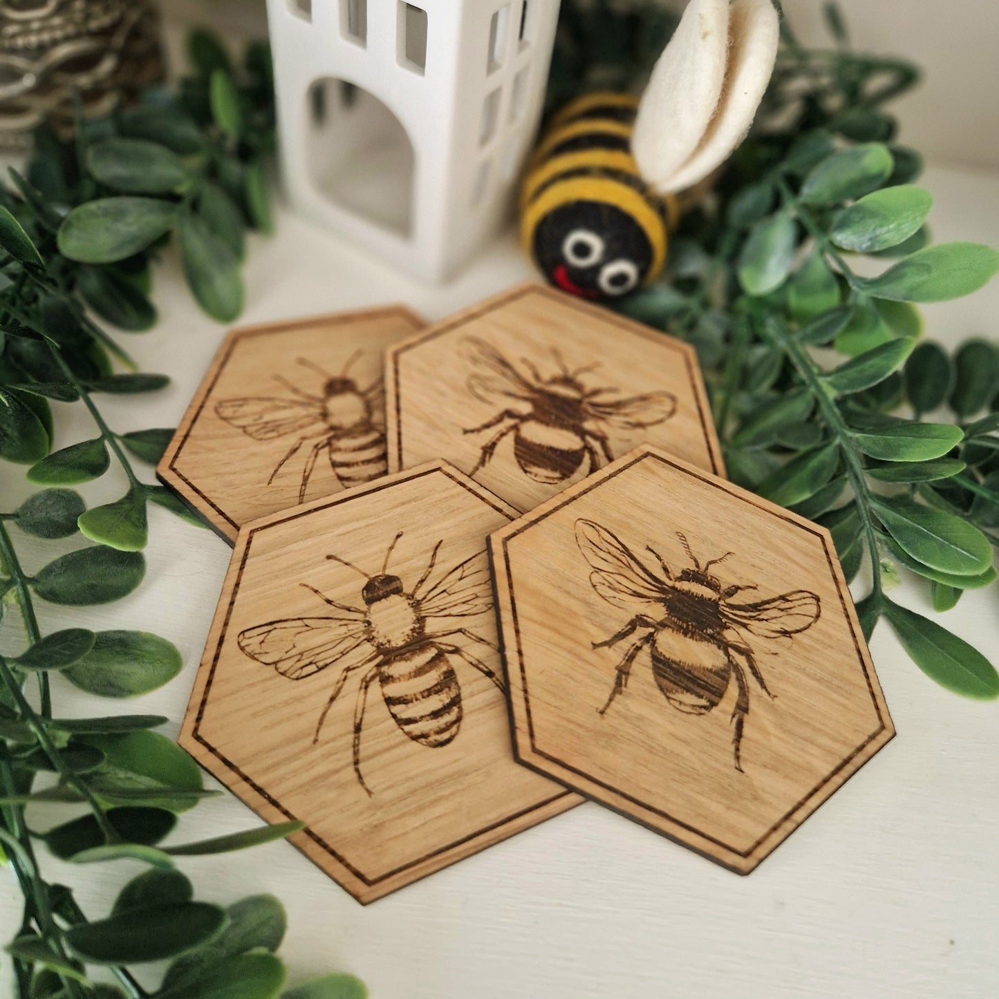 Buzz Coasters- Set of Four