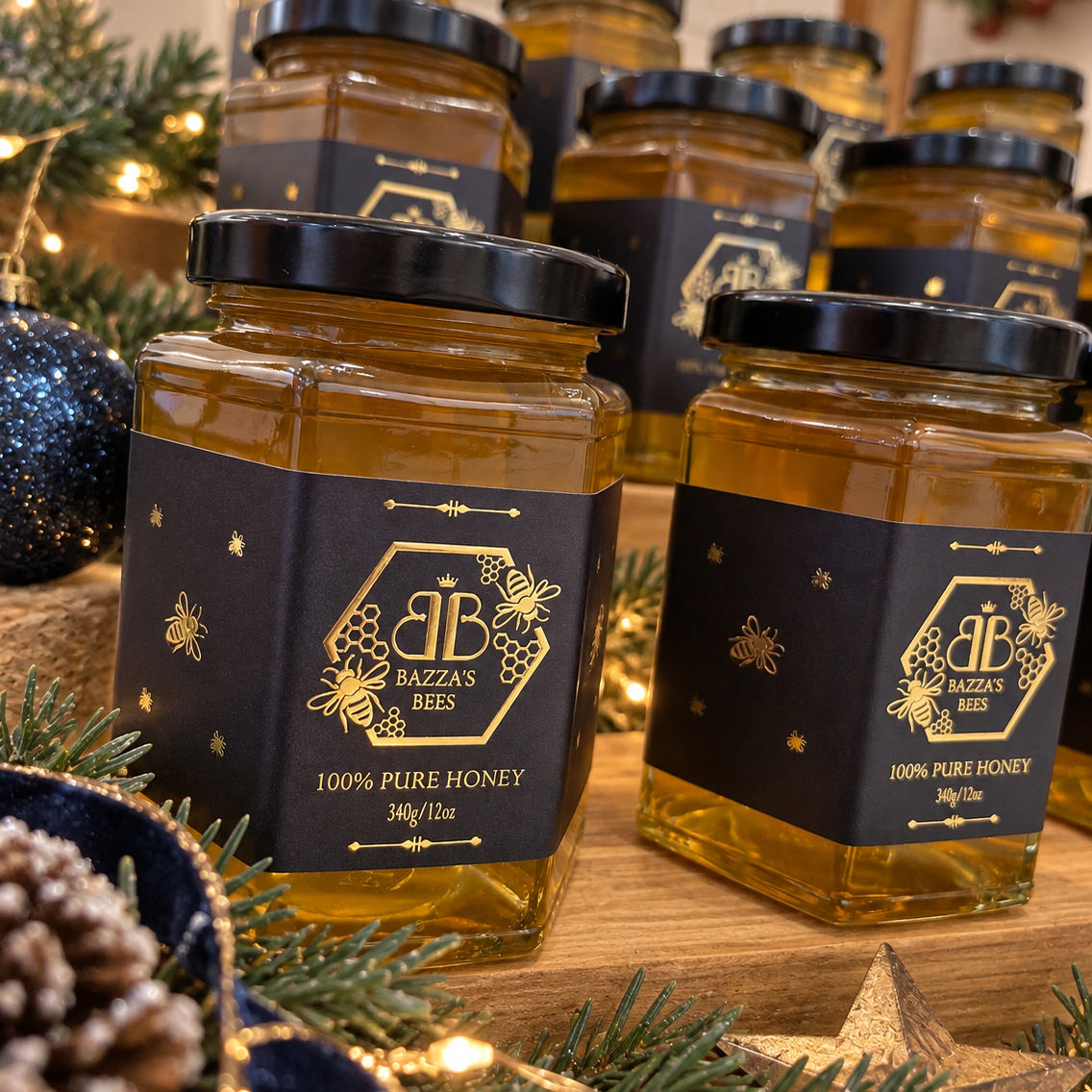 Hap-bee Christmas Honey Duo