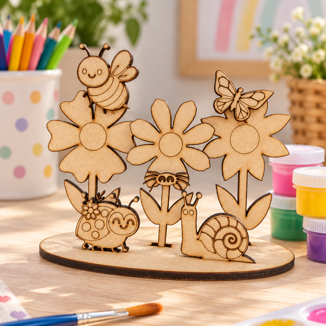 My Little Bug Garden – Paint & Build Wooden Craft Kit
