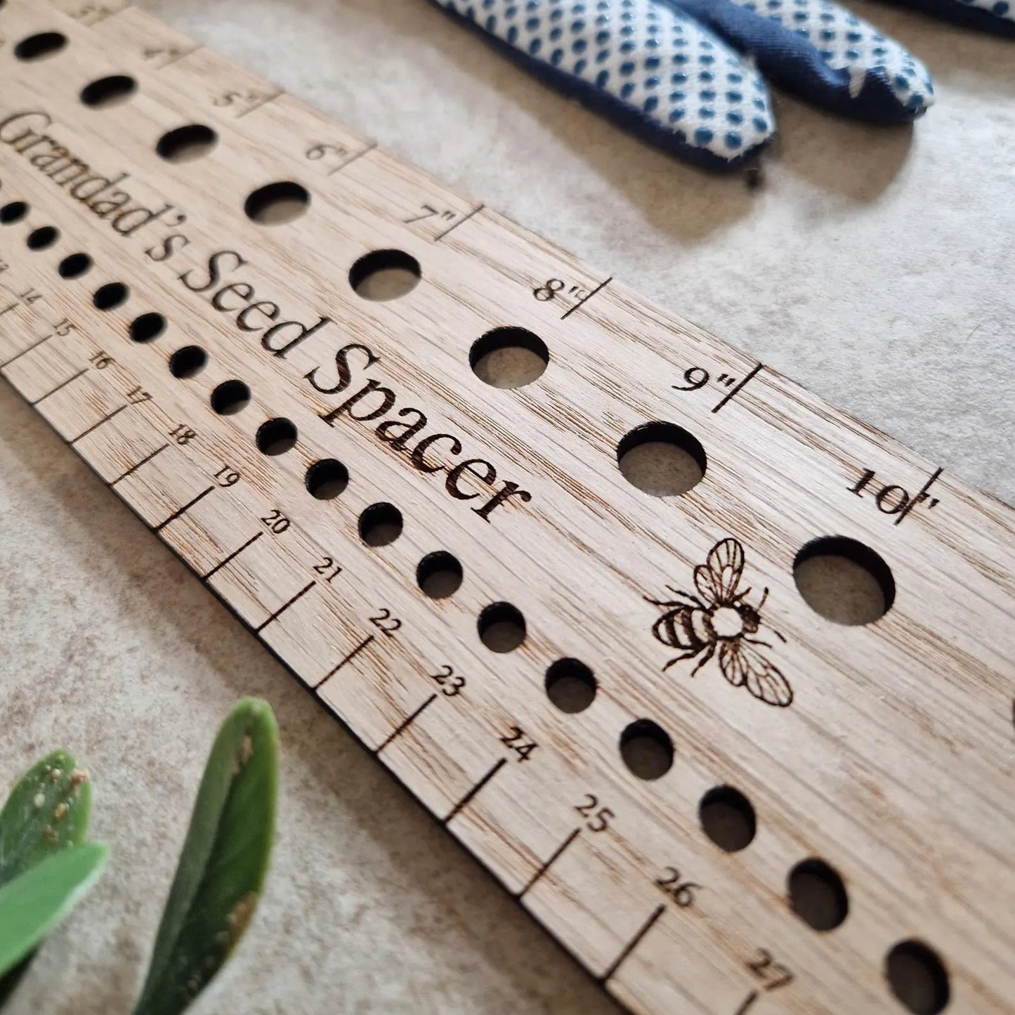 Veggie Garden Seed Spacer- Personalised