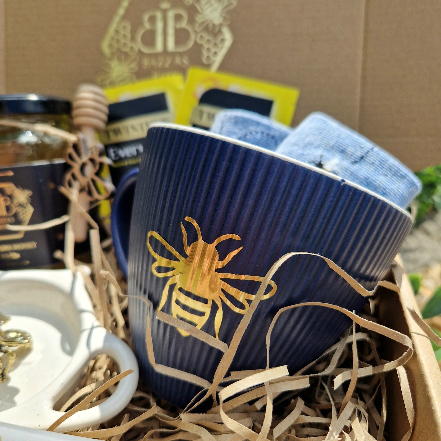 'Socks, Sips & Honey Drips' Hamper