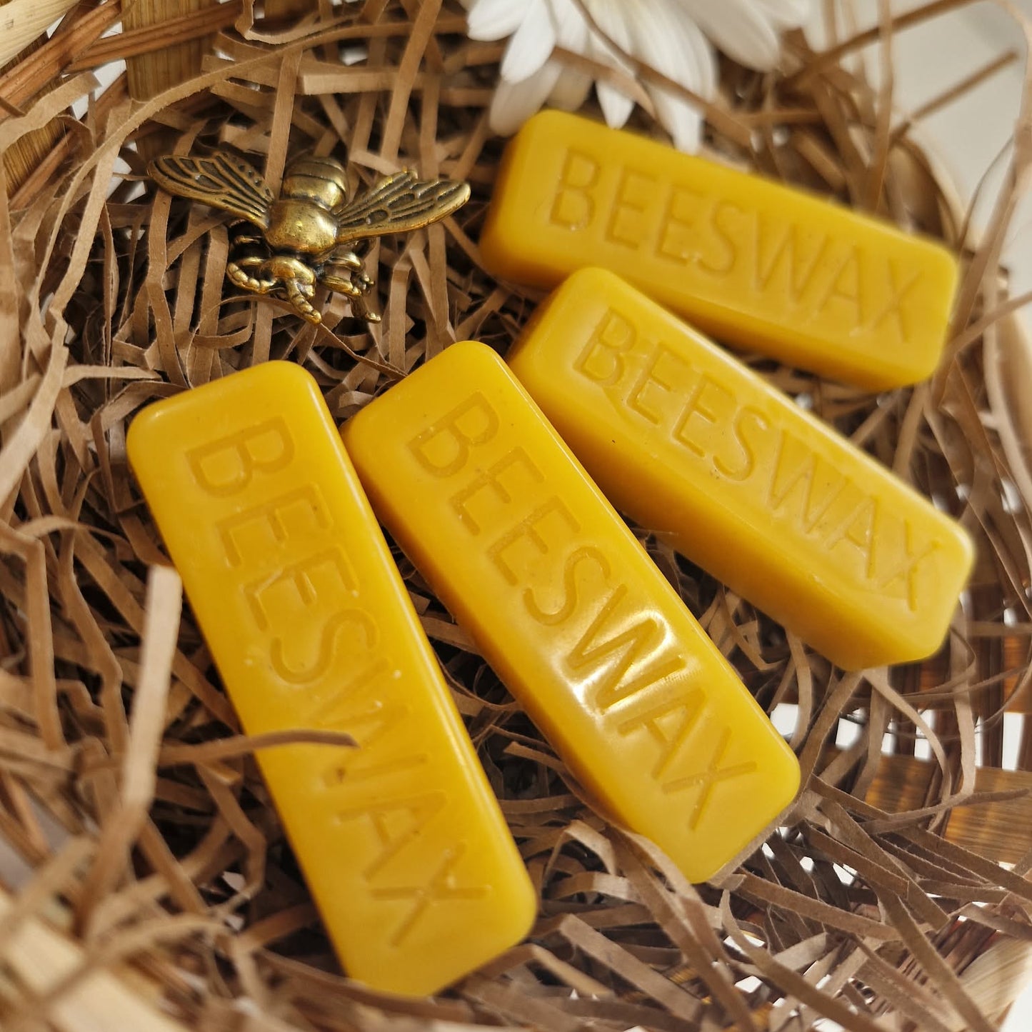 100% Pure Beeswax Bars (Set of Two)