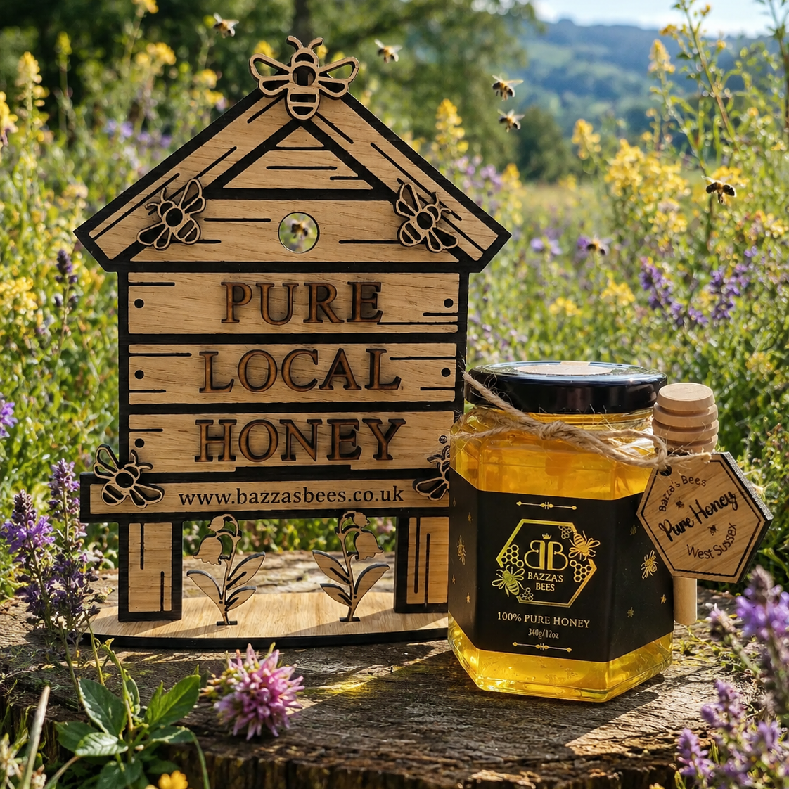 Hap-bee Christmas Honey Gift