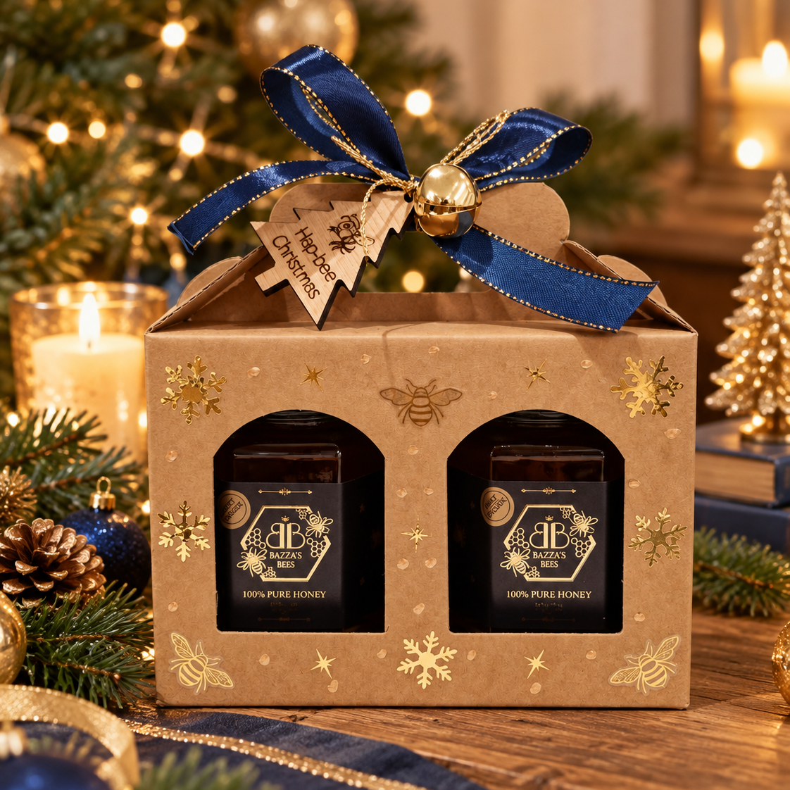 Hap-bee Christmas Honey Duo