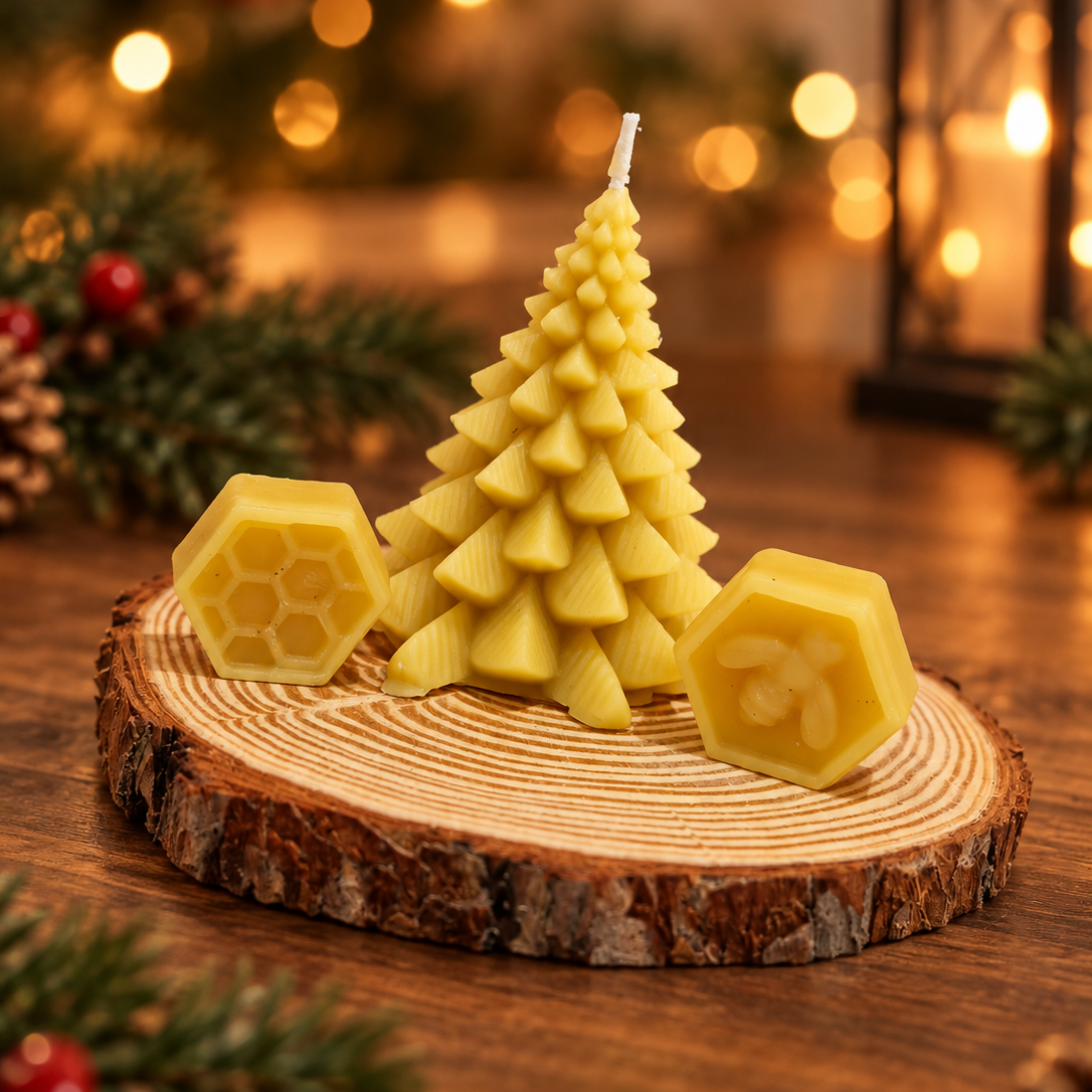 'Bee-utiful Christmas' Candle Set