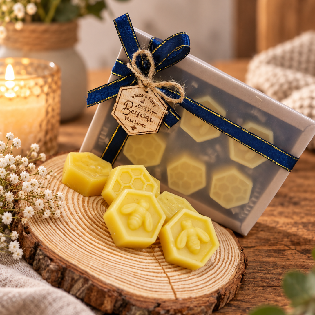 100% Pure Handmade Beeswax Mini Wax Melts - Set of 6