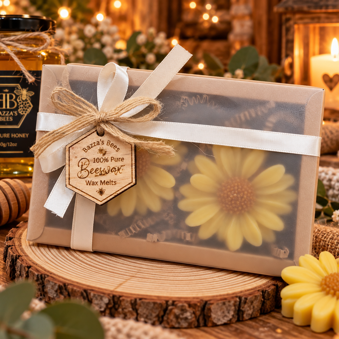 'The Daisy Melt Box' - 100% Pure Beeswax Wax Melts
