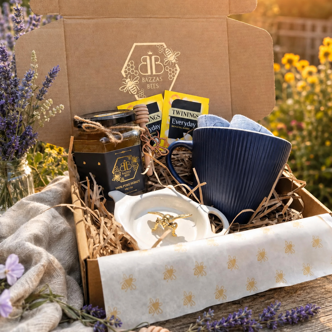 'Socks, Sips & Honey Drips' Hamper