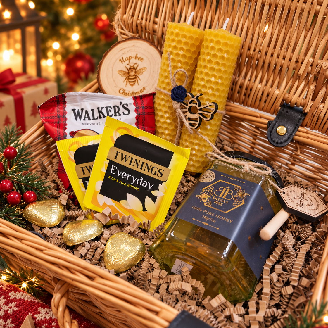 Hap-bee Christmas Honey Gift Hamper