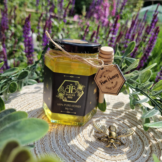 'Golden Goo'-100% Pure Honey 340g Jar Spring Crop