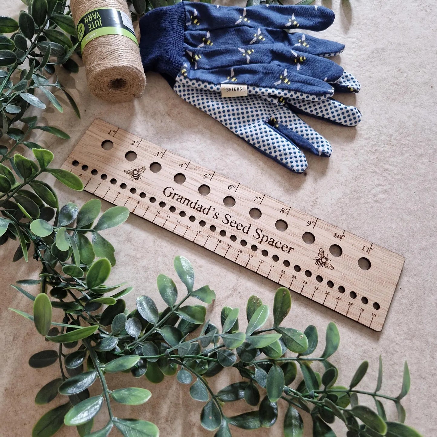 Veggie Garden Seed Spacer- Personalised