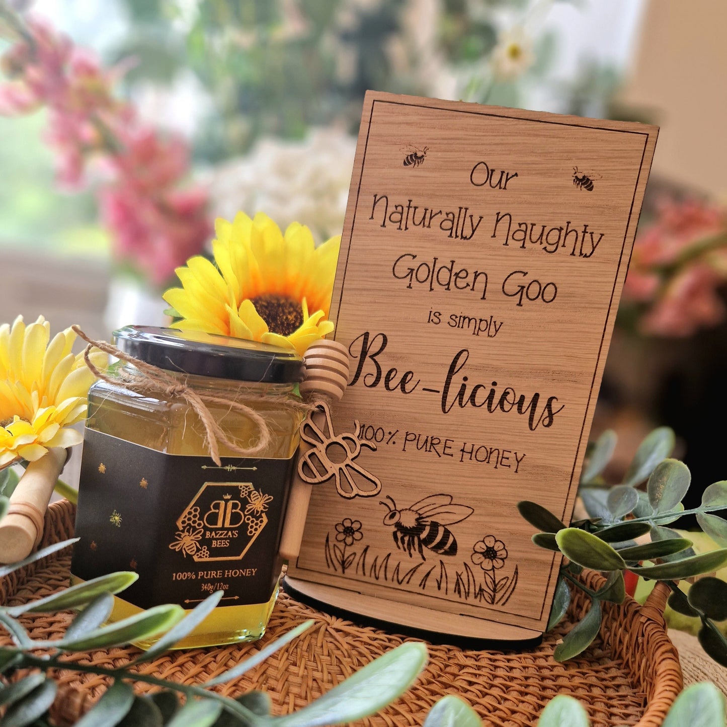 'Golden Goo'-100% Pure Honey 340g Jar Spring Crop