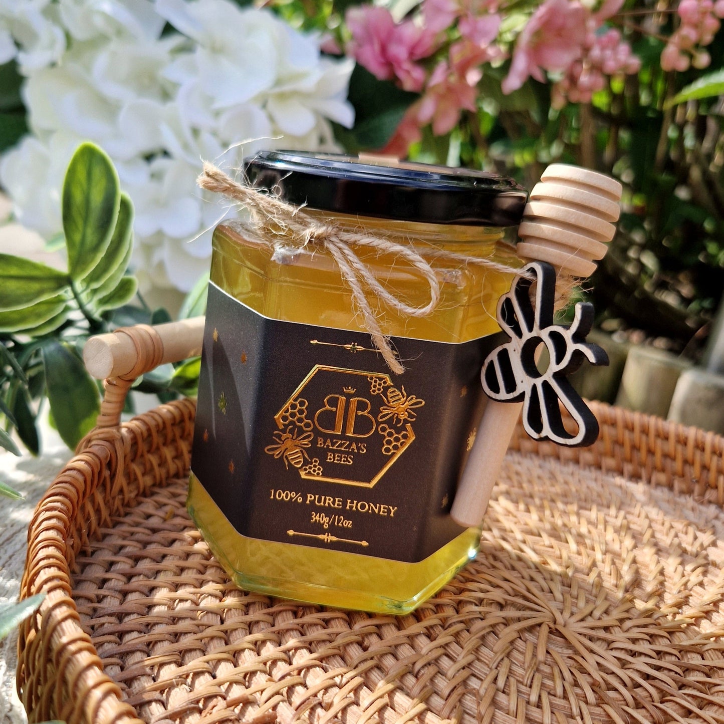 'Golden Goo'-100% Pure Honey 340g Jar Spring Crop