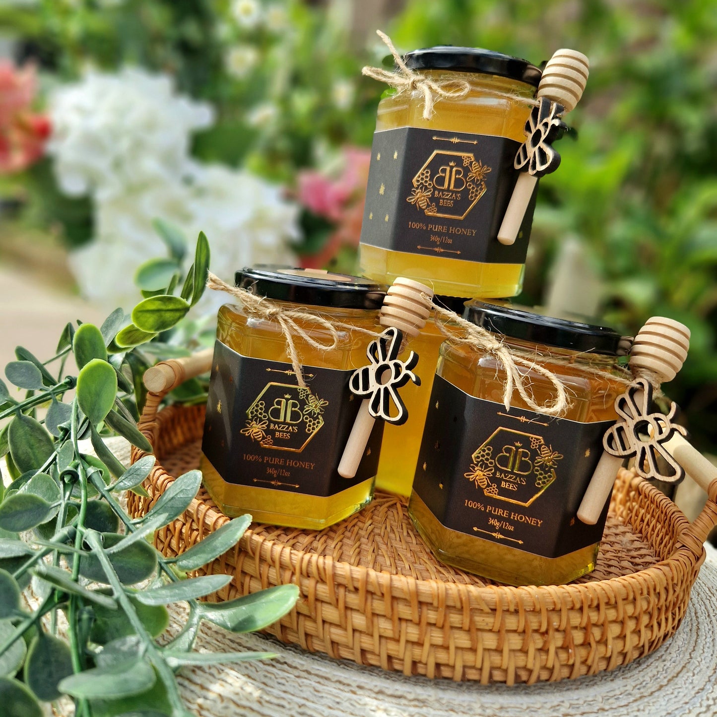 'Golden Goo'-100% Pure Honey 340g Jar Spring Crop