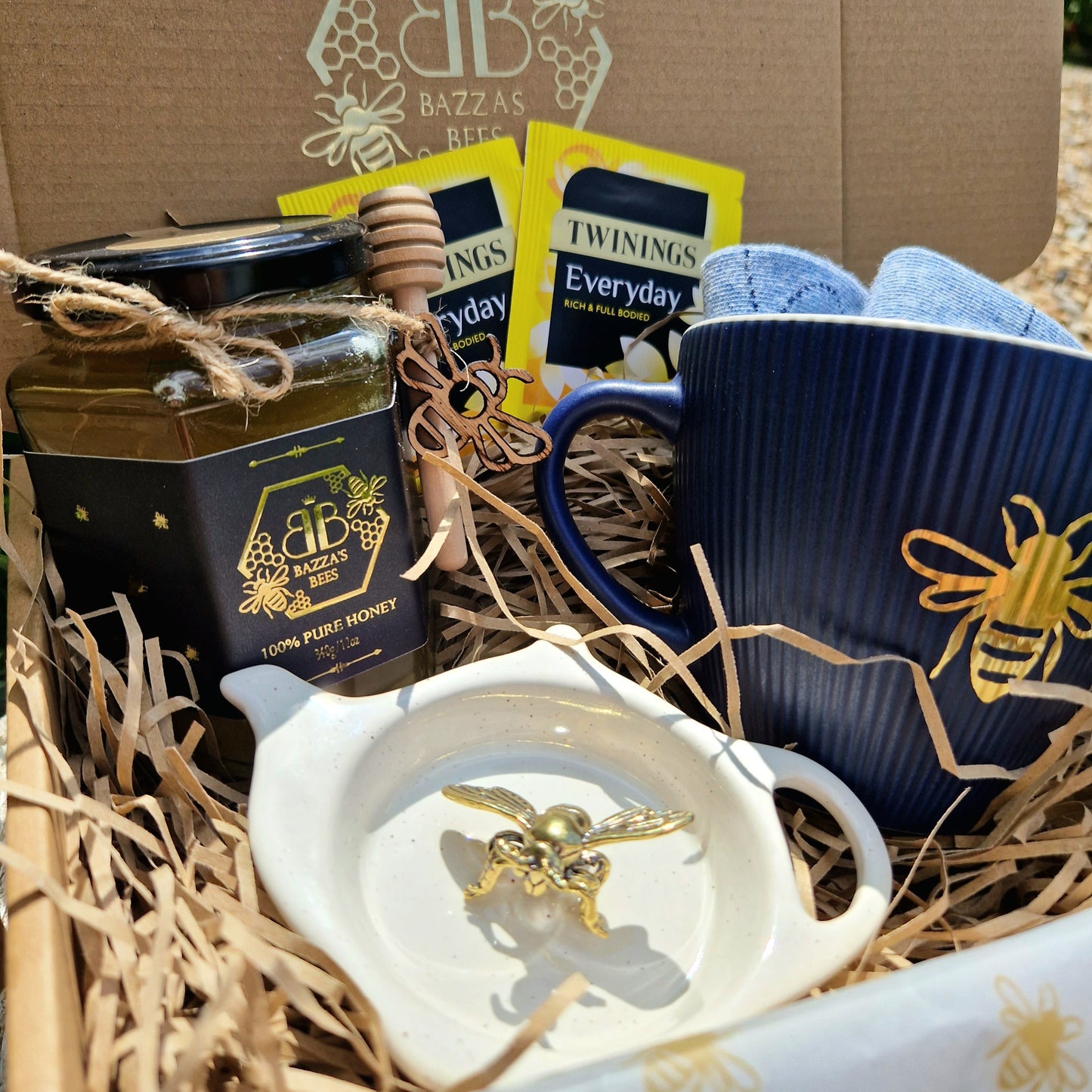 'Socks, Sips & Honey Drips' Hamper